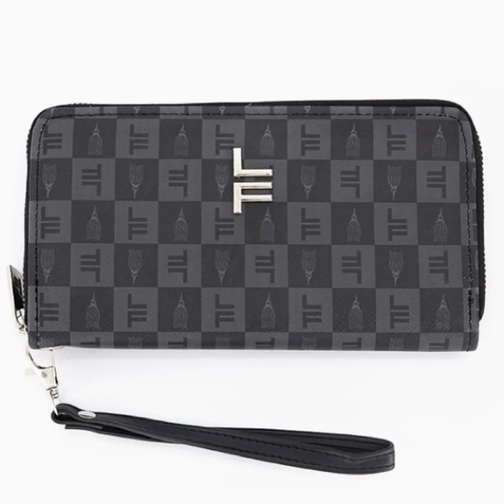 London Fog Adalia Signature Zip Around Wallet